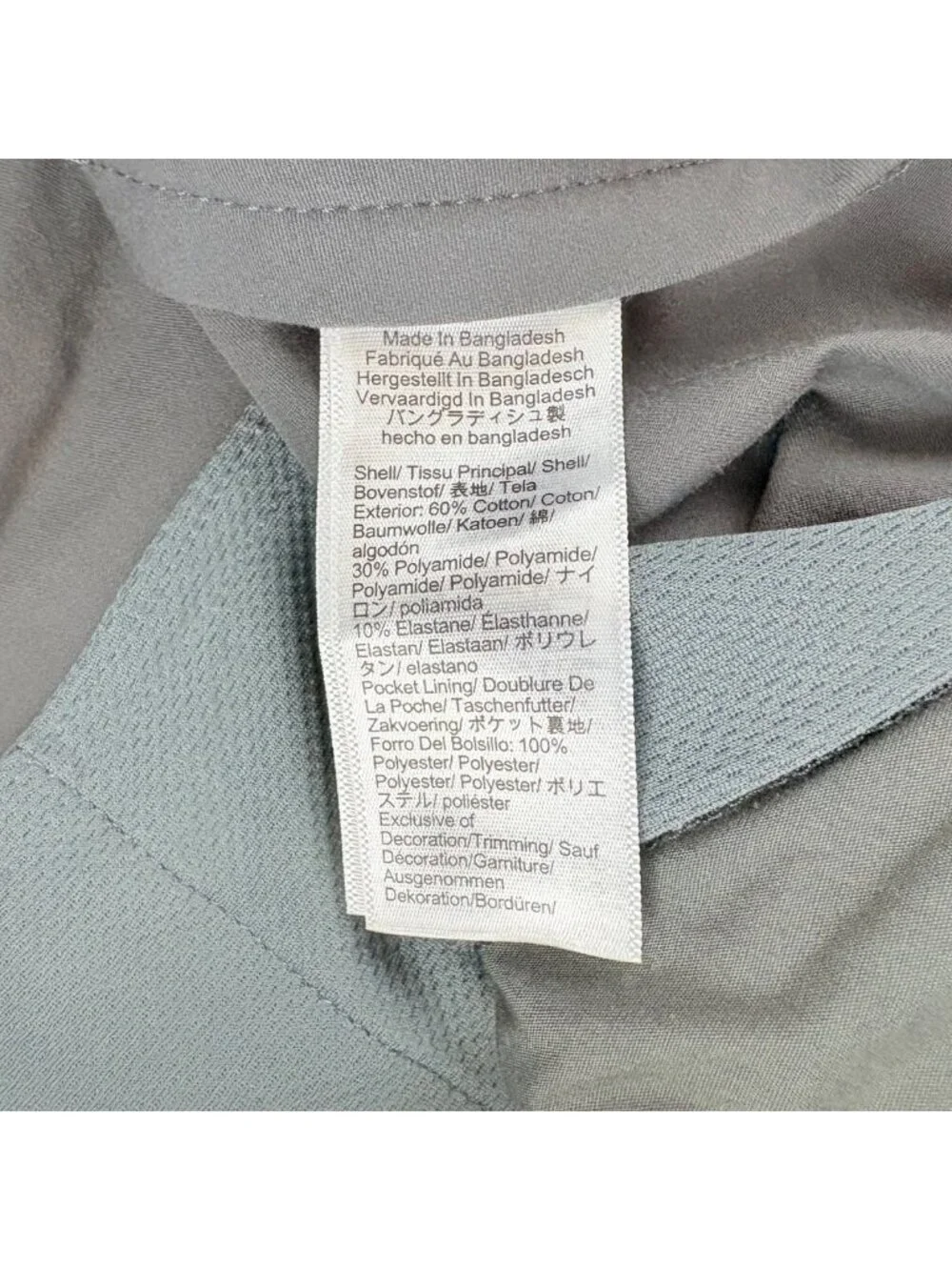 J Crew 484 Slim Fit Tech Chino Pant Mens 31x30 Dark Gray